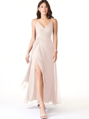 Azazie Evalin Dress in Vintage Rose Blush